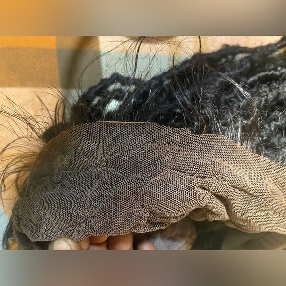 Black 27 inch used butterfly loc lace  wig - Picture 3 of 10